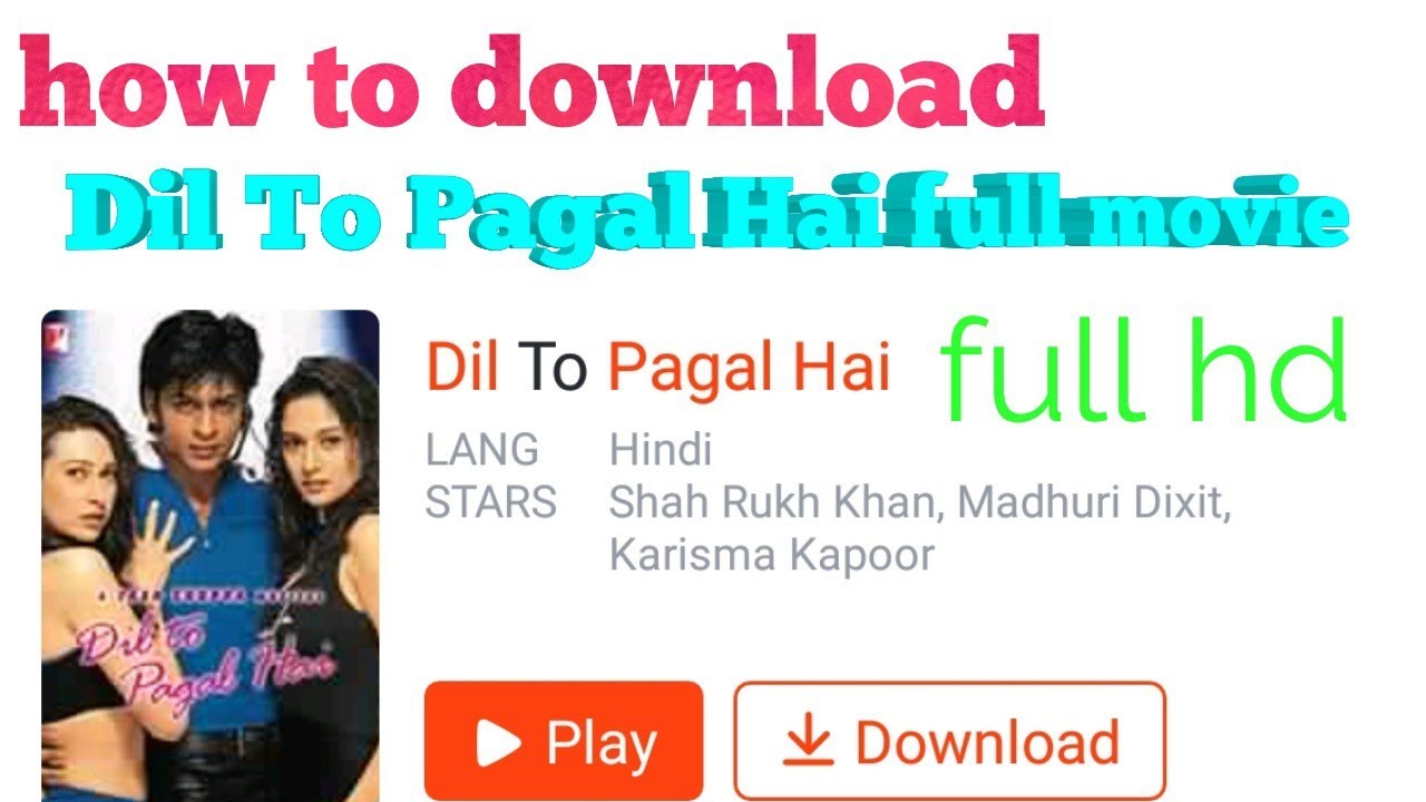 dil to pagal hai full movie download mp4